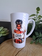 Kubek Handmade 500ml piękna kobieta