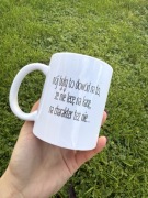 Kubek biały 330 ml mój były to dowód na to