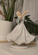 Figura tancerki Unterweissbach Wallendorf tancerka dama art deco