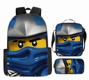 Zestaw Lego ninjago plecak torba piórnik 3w1 nowy