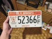 Tablica USA Illinois straż pożarna 