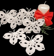 Zawieszki choinkowe motylki 