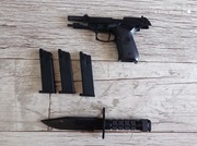 pistolet beretta m9 asg gbb ICS blow back 