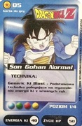 Karta DRAGON BALL Z - CHIO - SON GOHAN NORMAL - 06