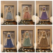 Anioł Stróż ze sznurka w ramce. Prezent na Dzień Matki, Dzień Mamy HandMade