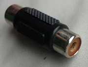 Złącze adapter przejściówka złączka RCA z gniazda cinch na gniazdo czincze