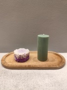 Świece sojowe zapachowe wolnostojące róża 