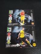 Karta Lewandowski Iniesta 2012