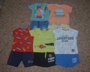 10-częściowy Zestaw ubranek na lato rozm.86