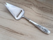 POSREBRZANY NÓŻ DO SERA ŚRODEK STOŁU DANIA RÓŻA