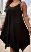 Sukienka , tunika 7xl  plus size elegancka czerń 