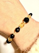 Bransoletka intencyjna z kamieni naturalnych "UGRUNTOWANA"