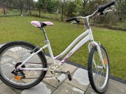 Rower cross biały dla 8 łatki