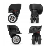 KÓŁKA DO WALIZKI ZAMIENNE KOŁA OBROTOWE KOŁA DO WALIZKI UNIWERSALNE 2 SZT