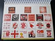 Vlepki ŁKS Łódź album rarytas