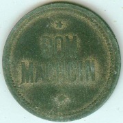 DOM. MACHCIN 1 wąska cyfra, śr. 23,8 mm ZnCd