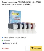 Tusze do drukarki CANON MG5750