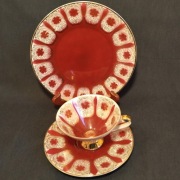 Ekskluzywny Zestaw Śniadaniowy Bavaria – Karmazyn i Złoto