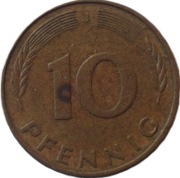 Niemcy (RFN) 10 fenigów z 1977-J roku - OBEJRZYJ MOJĄ OFERTĘ