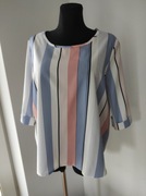 Elegancka bluzka damska rękaw 3/4 rozmiar 42 XL