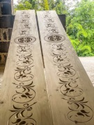 Deska rzeźbiona ze świerka