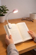 Lampka do czytania LED z klipsem
