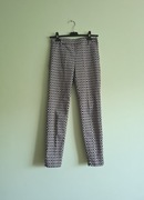 Eleganckie cygaretki H&M 32 XS geometryczny wzór