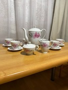 Zestaw kawowy porcelanowy serwis porcelana Ćmielów