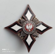 Odznaka oficerska" Oryginał przedwojenny Miecznik" kurs saperów.