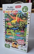 CzuCzu Puzzle Obserwacyjne DINOZAURY 60 el. KOMPLETNE