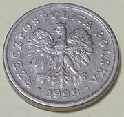 10 GROSZY 1999 - AWERS   GRUBE SZPONY ORŁA  I OGON