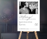 Komplet tablica powitalna i plan stołów wesele przyjęcie ślub