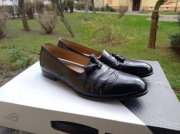 BALLY MOKASYNY LOAFERY 15 UK 48 EUR skóra naturalna wkładka 32 cm