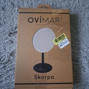 Lusterko kosmetyczne LED Ovimar Skorpa | Powiększenie 5x, USB-C, Czarny mat