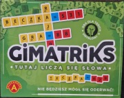 Gra planszowa słowna GIMATRIKS Alexander edukacyjna logiczna jak Scrabble