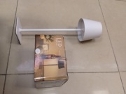 Nowoczesny kinkiet LED biały – lampa ścienna, minimalistyczny design”