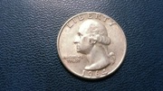 USA quarter dollar (1/4 dolara) 1964_srebro