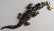 BUTLER & WILSON-JASZCZURKA-LIZARD- piękna przywieszka-17 cm- vintage