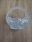 Duży koszyczek kryształ PRL