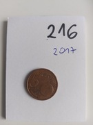 Holandia - 5 eurocentów 2017r.