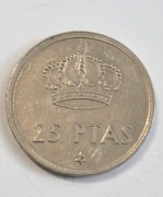 625. Moneta Hiszpania 25 peset 1975 rok 79*