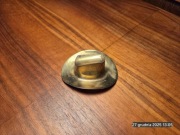 Kapelusz kowbojski. Popielniczka. Mosiadz.