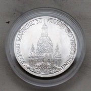 Niemcy 10 Marek 1995 r Kościół w Dreźnie srebro 