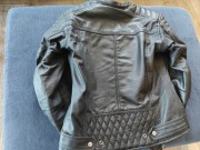 Skórzana kurtka motocyklowa Rebelhorn Hunter Pro, Czarna, rozmiar M