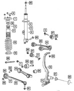 Rozpórka zawieszenia 2008-2010 Dodge Challenge