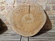 ORZECH CZARNY Amerykański 51/43/7,5 cm Wysuszony Blat Plaster Drewna Stolik