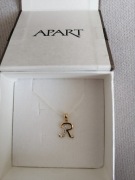 Zawieszka złota Apart litera R diament nowa certyfikat