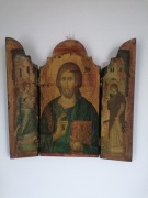 Ikona  na drewnie - składana