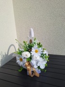 Stroik do koszyczka, gotowa dekoracja koszyczka