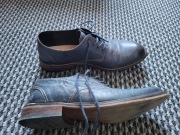 buty męskie fly london błękitne